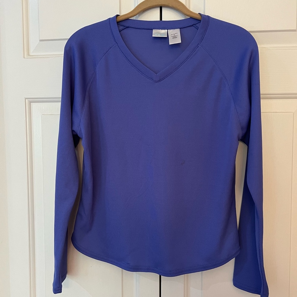 Prospirit Women's Purple Long Sleeve Athletic Top, EUC, 
Size M